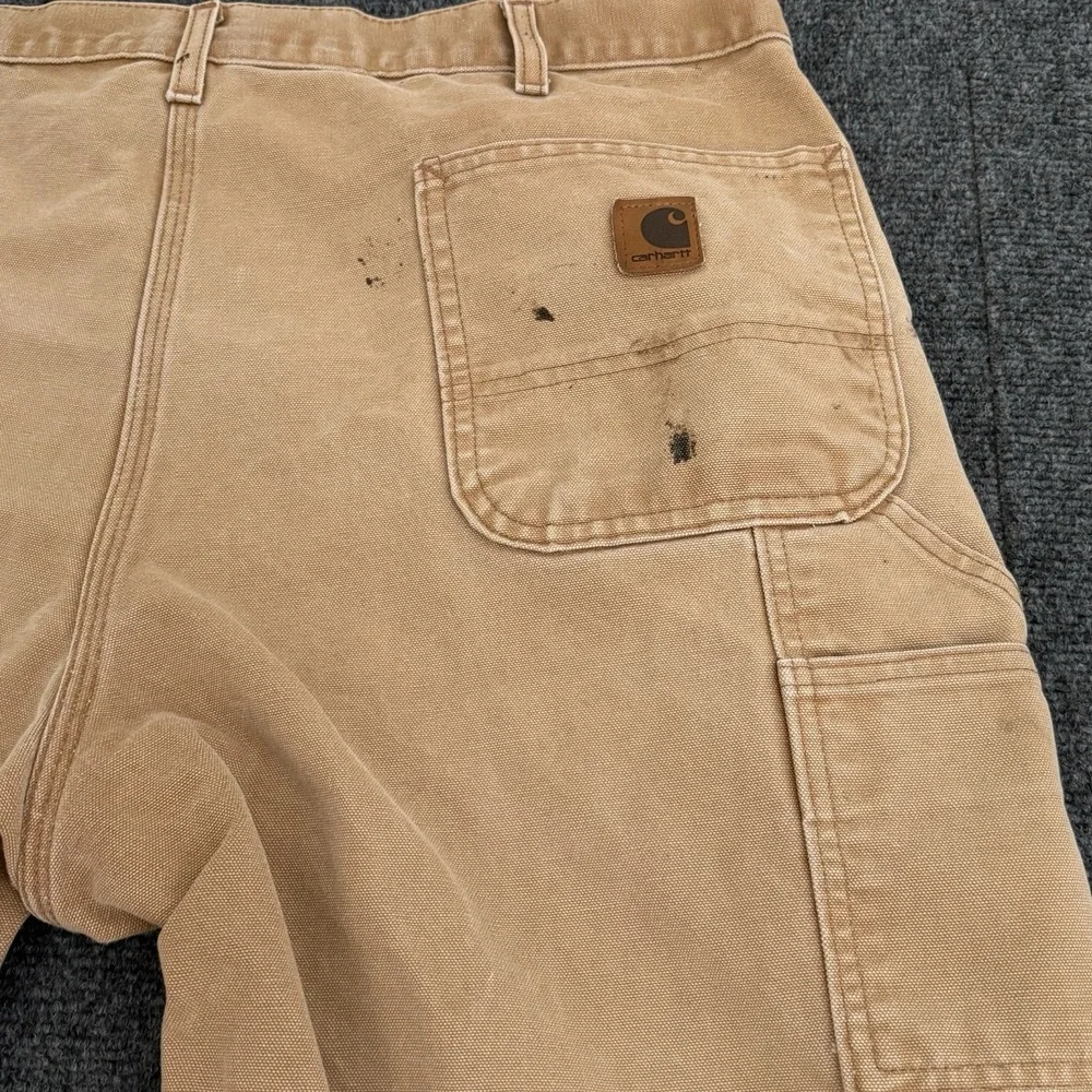 Vintage Carhartt Pants Mens 40x32 (38x31) Brown B11-BRN Carpenter Union Made USA